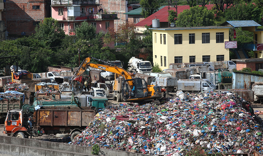 1 million tons of garbage produced in a year in Nepal